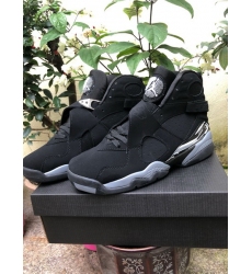 Air Jordan 8 2019 Black Silver Retro Men Shoes