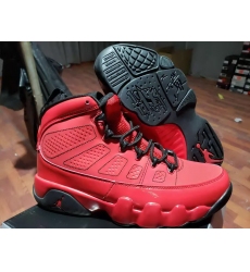 Men Jordan 9 Chicago Bulls Red Shoes