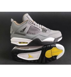 Air Jordan 4 Retro 2019 Silver Grey Men Shoes