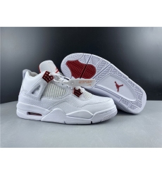 Nike Air Jordan 4 Retro Pure Money Red Men Shoes