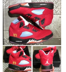 Air Jordan 5 Retro All Red Gold 23 Full Men Shoes