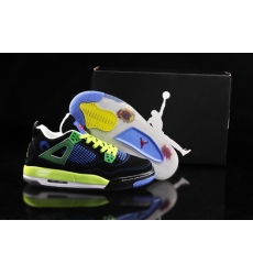 Air Jordan 4 IV Shoes 2013 Womens Official Black Green Blue