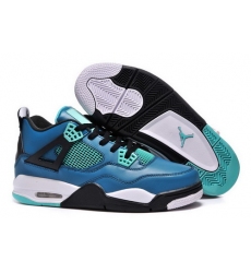 Air Jordan 4 Shoes 2014 Womens Couples Version Jade Black