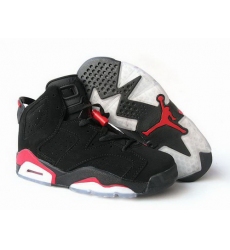 Womens Air Jordan 6 Black Red