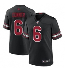 Men Arizona Cardinals James Conner #6 Black 2024 F U S E Vapor Untouchable Limited Stitched