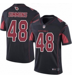 Nike Cardinals 48 Isaiah Simmons Black Men Stitched NFL Limited Rush Jersey