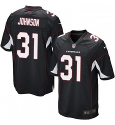 Youth Nike Arizona Cardinals 31 David Johnson Game Black Alternate NFL Jersey