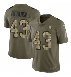 Youth Nike Arizona Cardinals 43 Haason Reddick Limited OliveCamo 2017 Salute to Service NFL Jersey