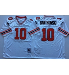 Men Atlanta Falcons 10 Steve Bartkowski White M&N Throwback Jersey