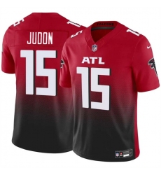 Men Atlanta Falcons 15 Matthew Judon Red Black 2024 F U S E Vapor Untouchable Limited Stitched Football Jersey