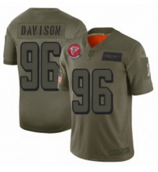 Men Atlanta Falcons 96 Tyeler Davison Limited Camo 2019 Salute to Service Football Jersey