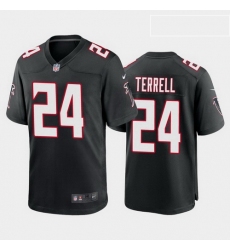 men a.j. terrell atlanta falcons black throwback game jersey 2020 