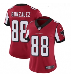 Womens Nike Atlanta Falcons 88 Tony Gonzalez Red Team Color Vapor Untouchable Limited Player NFL Jersey