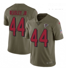 Youth Nike Atlanta Falcons 44 Vic Beasley Limited Olive 2017 Salute to Service NFL Jersey