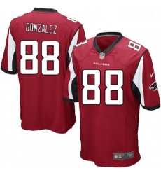 Youth Nike Atlanta Falcons 88 Tony Gonzalez Game Red Team Color NFL Jersey