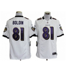 Nike Baltimore Ravens 81 Anquan Boldin white Game NFL Jersey