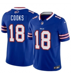 Men Buffalo Bills 18 Brandin Cooks Blue 2025 F U S E  Vapor Untouchable Limited Stitched Football Jersey