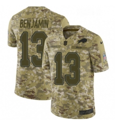 Mens Nike Buffalo Bills 13 Kelvin Benjamin Limited Camo 2018 Salute to Service NFL Jersey