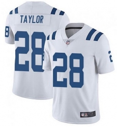 Youth Nike Colts 28 Jonathan Taylor White Men Stitched NFL Vapor Untouchable Limited Jersey