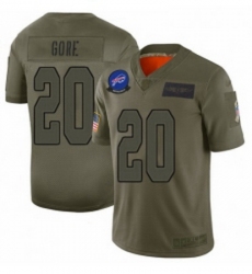 Womens Buffalo Bills 20 Frank Gore Limited Camo 2019 Salute to Service Football Jersey