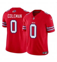 Youth Buffalo Bills 0 Keon Coleman Red 2024 Draft F U S E  Vapor Untouchable Limited Stitched Football Jersey