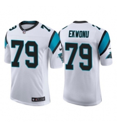 Men Carolina Panthers 79 Ikem Ekwonu 2022 White Stitched jersey