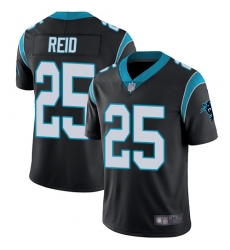 Mens Carolina Panthers 25 Eric Reid Limited Home Black Vapor Untouchable Jersey