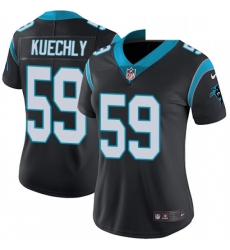 Womens Nike Carolina Panthers 59 Luke Kuechly Elite Black Team Color NFL Jersey