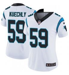 Womens Nike Carolina Panthers 59 Luke Kuechly White Vapor Untouchable Limited Player NFL Jersey