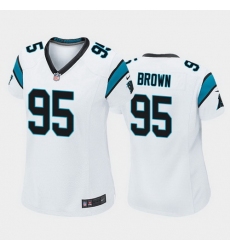 women derrick brown carolina panthers white game jersey 