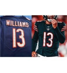 Men Caleb Williams Chicago Bears Blue Vapor Limited Blue  jerseys