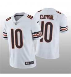 Men Chicago Bears 10 Chase Claypool White Vapor Untouchable Limited Stitched Football Jersey