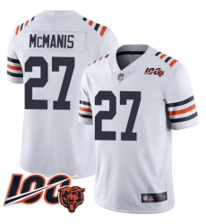 Men Chicago Bears 27 Sherrick McManis White 100th Season Limited Football Jersey