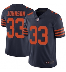 Nike Bears 33 Jaylon Johnson Navy Blue Alternate Men Stitched NFL Vapor Untouchable Limited Jersey