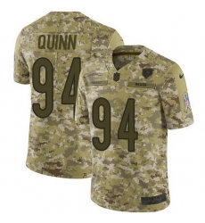 Nike Bears 94 Robert Quinn Camo Men Stitched NFL Limited 2018 Salute To Service Jersey