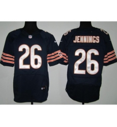 Nike Chicago Bears 26 Tim Jennings Blue Elite NFL Jersey