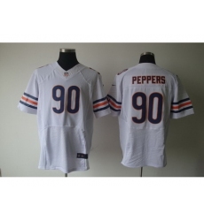 Nike Chicago Bears 90 Julius Peppers White Elite NFL Jersey