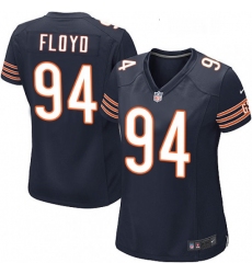 Womens Nike Chicago Bears 94 Leonard Floyd Game Navy Blue Team Color NFL Jersey