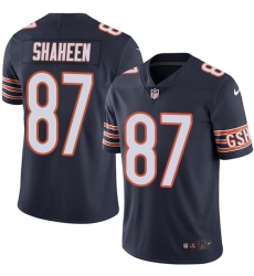 Nike Bears #87 Adam Shaheen Navy Blue Team Color Youth Stitched NFL Vapor Untouchable Limited Jersey