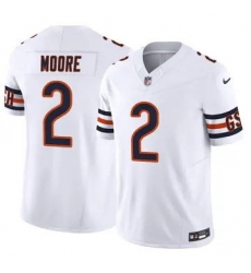 Youth Chicago Bears 2 DJ Moore White Vapor Limited Stitched NFL Jersey II