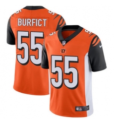 Nike Bengals #55 Vontaze Burfict Orange Alternate Youth Stitched NFL Vapor Untouchable Limited Jersey