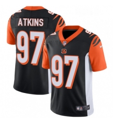 Youth Nike Cincinnati Bengals 97 Geno Atkins Vapor Untouchable Limited Black Team Color NFL Jersey