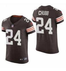 Cleveland Browns 24 Nick Chubb Nike Men Brwon Team Color Men Stitched NFL 2020 Vapor Untouchable Elite Jersey