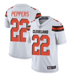 Nike Browns #22 Jabrill Peppers White Youth Stitched NFL Vapor Untouchable Limited Jersey