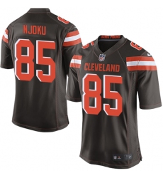 Nike Browns #85 David Njoku Brown Team Color Youth Stitched NFL New Elite Jersey