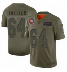 Youth Cleveland Browns 64 JC Tretter Limited Camo 2019 Salute to Service Football Jersey