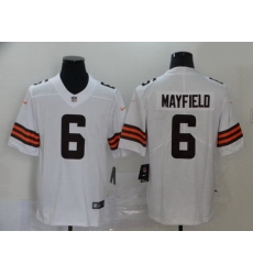 Youth Nike Cleveland Browns 6 Baker Mayfield White Vapor Limited Jersey