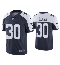 Men Dallas Cowboys 30 DaRon Bland White Vapor Limited Stitched Jersey