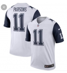 Men Nike Dallas Cowboys Micah Parsons #11 White Thanksgiven Stitched NFL Jersey