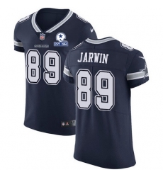 Nike Cowboys 89 Blake Jarwin Navy Blue Team Color Men Stitched With Established In 1960 Patch NFL Vapor Untouchable Elite Jersey